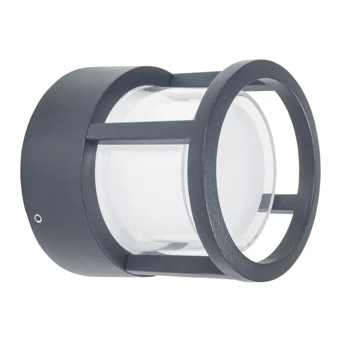 FORLIGHT One apliquie exterior redondo en color negro - 1