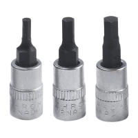 Juego De 3 Piezas De Brocas Hexagonales De 1/4 Pulgada H3 H4 H5 H6 H7 H8 Acero De Cromo Vanadio Para Tornillos De Presión Cilíndrica - details 11