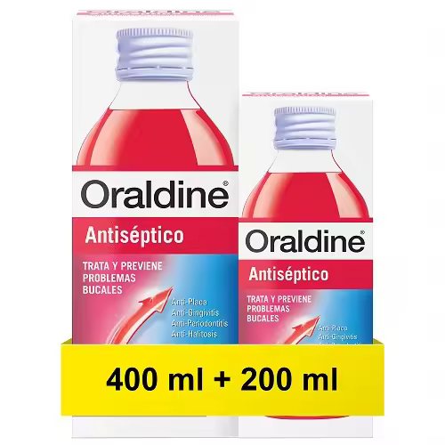 Enjuague Bucal Oraldine Pack 400 Ml+ 200 Ml - 1