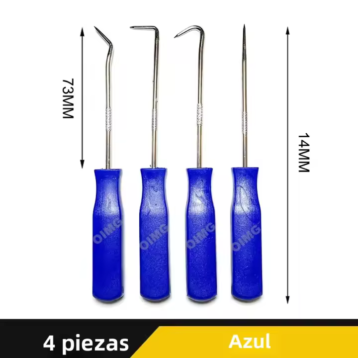 Juego De 4 Herramientas De Reparación Para Coche Con Gancho Y Destornillador De Anillo O Herramientas Manuales Para Eliminar Selladores Y Aros De Automóvil - 1