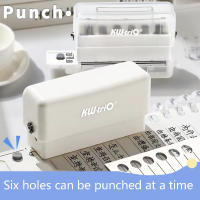 Pegatina De Papel Portátil Con 6 Agujeros Punzador Mini De 5.5mm Versátil Para Scrapbooking Y DIY Ideal Para Estudiantes Y Uso En La Oficina - details 2