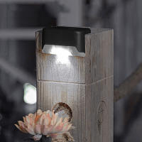 Lámpara Solar LED Para Pasos Exteriores Impermeable Iluminación De Patio Y Camino Puerta De Cama Moderna Instalación Auto-Contenida - details 10