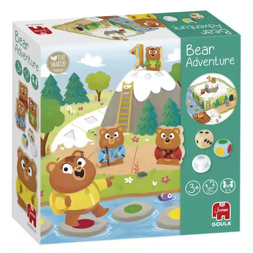 GOULA JUEGO BEAR ADVENTURE PRIMEROS JUEGOS 7x24x24 Cms. - 1