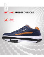 Zapatos De Cuero Para Hombre Zapatillas Casuales Transpirables Antideslizantes Para Patinaje Comodidad Durabilidad En Todas Las Estaciones - details 4
