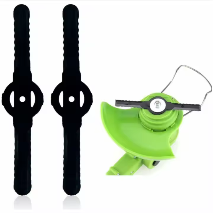Cuchillas de repuesto de plástico de 50 piezas, cuchillas de bordeadora, cuchilla recortadora, cuchillas de repuesto compatibles para bordeadora inalámbrica - 1