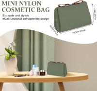 Neceser de viaje para maquillaje, neceser pequeño, mini neceser con compartimentos, neceser multifuncional impermeable, neceser portátil - details 0