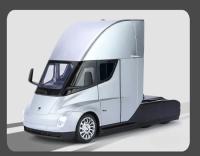 Camión De Juguete De Tesla Semi a Escala 1:24 Con Luz Y Sonido Modelo De Aleación De Metal Regalo Para Niños Coleccionable - details 9