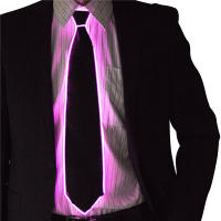 Corbata LED Brillante Para Hombres Cable Eléctrico De Luz LED Para Fiestas Halloween Navidad Decoración De Ropa Para DJ Bar Club Escenario Propiedad - details 7