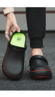 Sandalias Para Hombre Impermeables Antideslizantes Y Resistente Al Aceite Zapatos De Cocina Cómodos Clogs Para Jardín Adecuados Para Trabajar Al Aire Libre Pesca - details 17