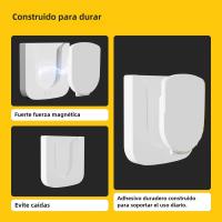 Ganchos Magnéticos De Almacenamiento Remotos Controlados 2/4/6 Unidades Adhesivos Para La Pared Para El Hogar Organizador De Espacio De Vivienda - details 2