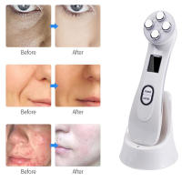 Rodillo De Rejuvenecimiento Facial Portátil Masajeador De Piel Elevación LED Terapia De Luz Para El Rostro Uso Doméstico - details 7