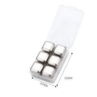 Juego De Cubos De Acero Inoxidable Reutilizable Para Enfriamiento De Vino Y Whiskey Herramienta De Barra Para Fiestas Eco-amigable Y De Alta Calidad - details 15