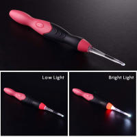 Ganchos de Crochet LED Luz Up Acero Inoxidable Carga Rápida USB Nivel de Luz Bright - details 5