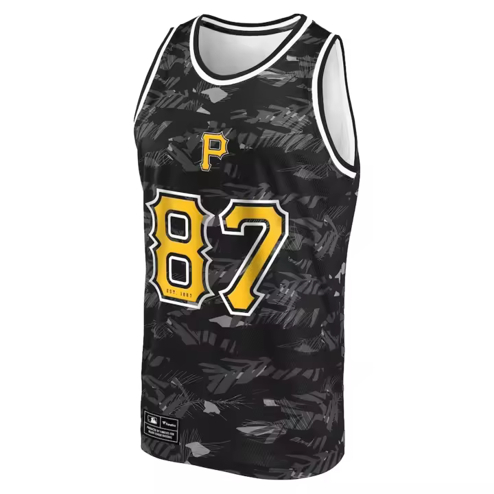 Camiseta Fanatics Negra Pirates Summer Beach Vest - 1