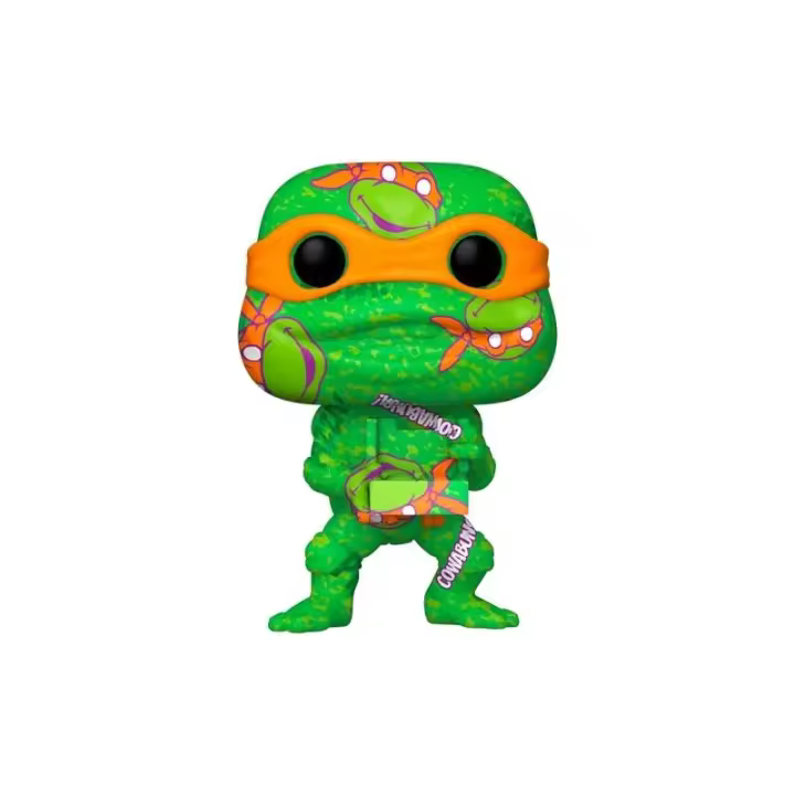 Funko POP! Vinyl With Case TMNT - Artist Series: TMNT 2- Michelangelo - Tortugas Ninja - Figura Coleccionable Oficial - Juguete para Niños y Adultos - Fans - Diversidad de Personajes y Temáticas - 1