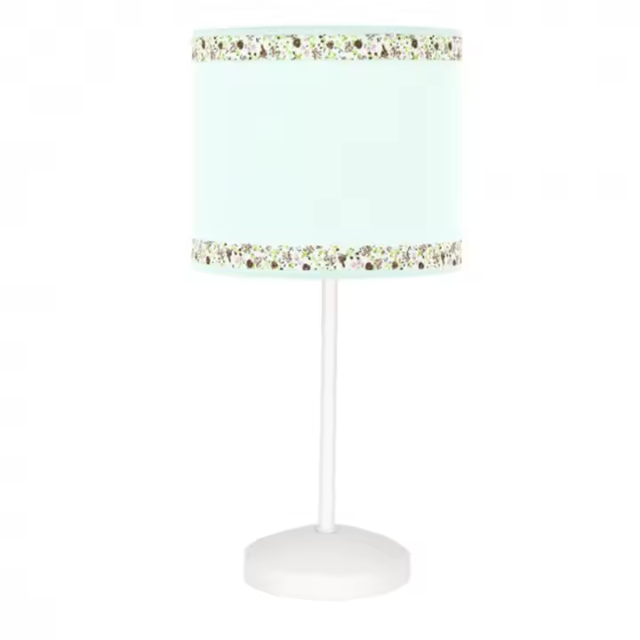 Lámpara de Mesa FABRILAMP Sobremesa Cenefa Verde Agua 1xe14 - 1