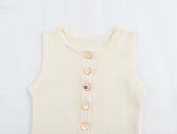 Vestido Elegante Para Mujer TRAFZA De Punto Sólido Con Cuello Redondo Sin Mangas Slim Midi Con Bolsillos Para Oficina Estilo Lady - details 13