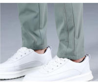 Pantalones Casuales Para Hombre De Seda Helada Verano Negro Gris Delgados Negocios Casual Elasticidad Transpirables Rectos Deportivos - details 25