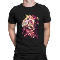 Camiseta De Algodón Puro Para Hombre Blitzo Novelty Con Diseño De Helluva Boss Camiseta De Verano Con Cuello Redondo Y Mangas Cortas Para Uso Casual - details 0