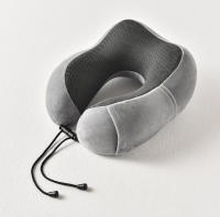 Almohada Cervical en U de Látex Natural - Confort Ergonómico con Recuperación Instantánea | 8 Colores Neutros | Ideal para Viajes en Avión/Autobús/Tren - details 3