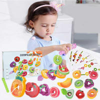 Juguetes Para Bebés Despues De Nacido Sorteo De Formas Y Colores Con Cuentas De Frutas Para El Aprendizaje Temprano Y Las Habilidades Motoras Finas Regalo De Cumpleaños Para Niños De 1 a 3 Años - details 0