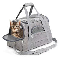 Mochila Porta Mascotas Para Perros Y Gatos Transpirable Tamaño Medio Material Oxford Adecuada Para Todas Las Estaciones - details 6