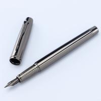Bolígrafo De Negocios De Alta Gama Plata Gris Tamaño Medio 0.5mm Punta Lridium Metal Para Escuela Oficina Escribir Diario - details 4