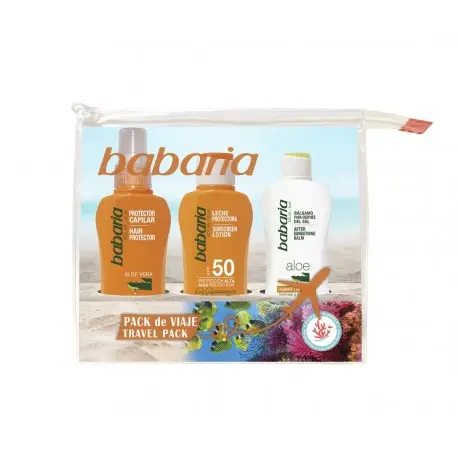 Babaria Sun Neceser Viaje Protector Solar SPF50 + Protector Capilar Solar+ After Sun - 1