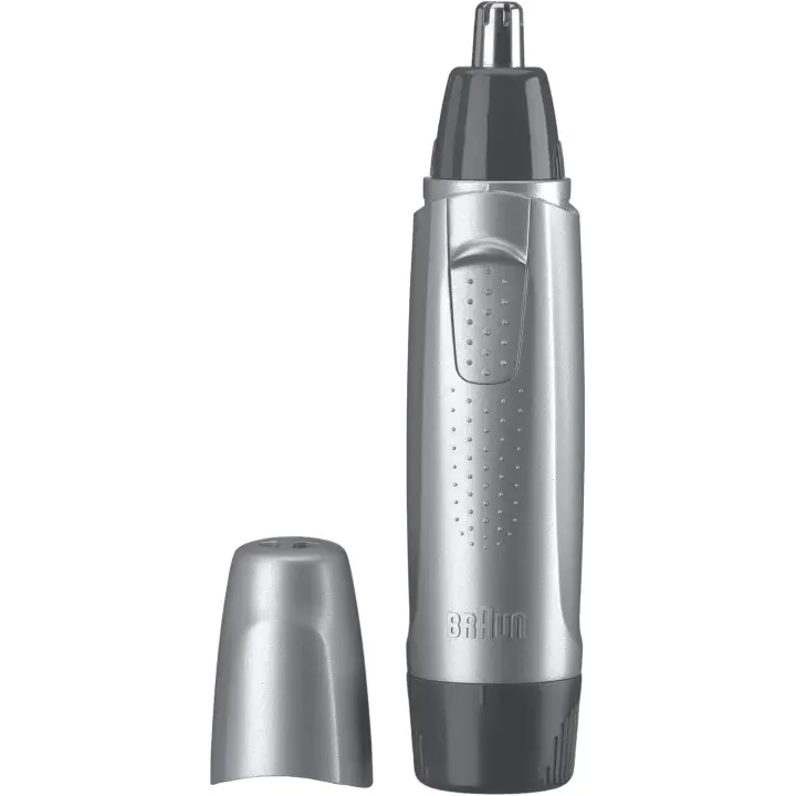 Cortapelos de nariz y orejas Braun maquina de afeitar hombre recortadora de barba hombre color plata - 1