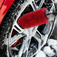 Cepillo De Limpieza Para Rines De Coche Multifuncional 45cm Suave Y No Abraza Material De Nylon Y Plástico Para Cuidado Y Detalle Automotriz - details 2