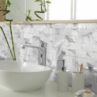 24PCS Pegatinas De Cerámica Gruesa Para Pared PET Impermeables Adhesivas Para Cocina Y Baño Decoración De Casa Estilo Cristal - details 21