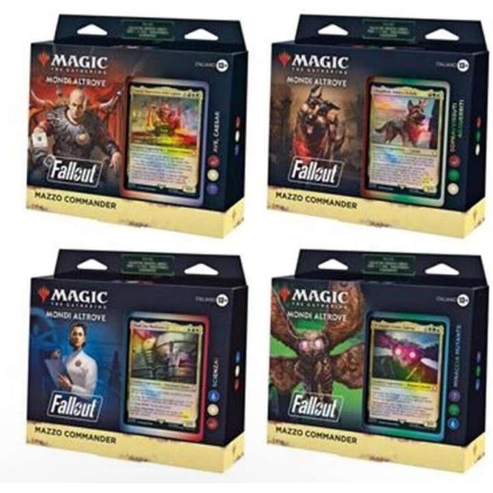 Bouquets Commander Deck ITA Magic MTG Universos Beyond: Fallout - Set Bundle 4