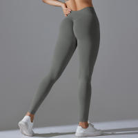 Pantalones De Yoga De Cintura Alta Para Mujer Pantalones De Correr Y Gimnasio De Talla Fija Cómodos Y Elegantes Para Ejercicio Y Fitness - details 13