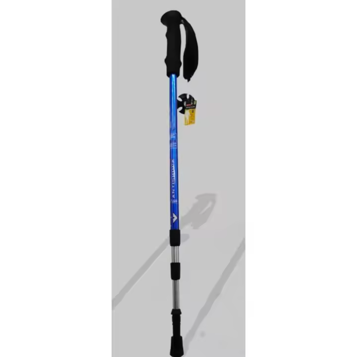 Bastones de Trekking ultraligeros ajustables, bastón de aleación de aluminio para caminar, Trail Running, senderismo, Alpenstock plegable para turismo - 1
