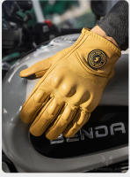 Guantes De Motocicleta De Cuero Ganso Para Hombres Y Mujeres Retro a Prueba De Agua Para Primavera Verano Motocross Carreras En La Calle - details 11