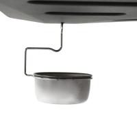 vidaXL Barbacoa portátil de gas con 6 zonas plateada acero inoxidable - details 6