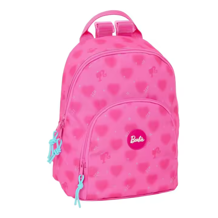 Mini Mochila Barbie "Corazones" 25x30x13 Cm (Safta 612505846) - 1