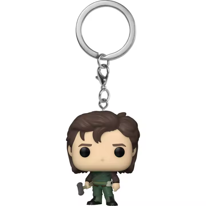 Llavero Pocket POP Stranger Things Hunter SteveFigura  Coleccionable - Idea de Regalo- Mercancia Oficial - Juguetes para Niños y Adultos - Movies Fans - Muñeco para Coleccionistas y Exposición - 1
