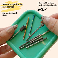 Organizador De Uñas Portátil Con Diseño De Ojos De Gato Contenedor De Almacenamiento Para Cabezas De Mecanizado Y Soporte Para Herramientas - details 1