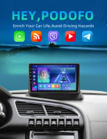Podofo Radio de coche Android 2 Din para Peugeot 3008 2013 2014 2015 2016 Carplay 8+128GB AI Voice WIFI+4G DSP GPS Navegación Multimedia Reproductor de Video - details 0