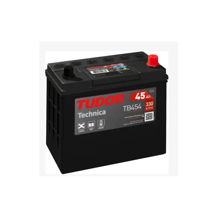 Batería  de coche Tudor Technica TB454 12V 45Ah 330A para Uso Diario - 1