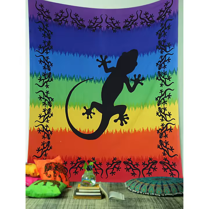 Printex-Tapiz with Estilo de Mandala Indio-220x240 cm- Pareo Manta Picnic,Yoga, Antiarena, Multiusos, Decoracion Cocina, Toalla de Playa - 1