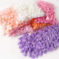 50/100Pcs Flores Rosa Artificiales 3.5cm PE Espuma Flores Falsas Para Decoración De Casa Boda Regalos DIY Accesorios De Caja - details 4