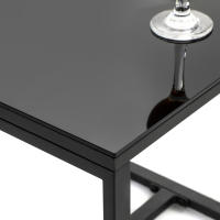 Conjunto de muebles de ratán para jardín de 3 piezas, incluye 2 sillas y 1 mesa de centro, fácil montaje, perfecto para balcón y terraza, disponible en negro y beige, negro y blanco, todo negro - details 31
