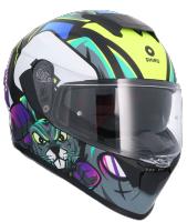 CASCO SHIRO RAPTOR CRAZY RABBIT MULTICOLOR MATE - details 0