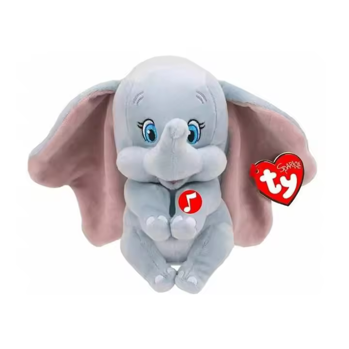 PELUCHE TY DUMBO CON SONIDO 15 CM - 1