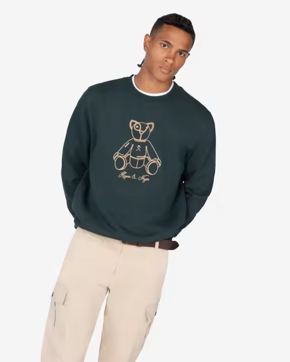 Fluffy bear sweatshirt - 1
