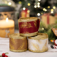 Cinta De Encaje Dorado Para Decoración De Hogar Cinta Vintage Delineada Con Dorado Para Manualidades DIY Decoraciones De Navidad Bodas Suministros De Cintas De Poliéster 2 Pulgadas - details 8
