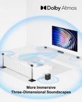 Barra de Sonido ULTIMEA Poseidon D80 7.1ch con Dolby Atmos, Potencia 460W, 3D Sonido Envolvente, Control por App, Barra Sonido TV con Subwoofer Inalámbrico y 4 Altavoces con Cable, Bluetooth 5.3, 6 Modos EQ - details 3