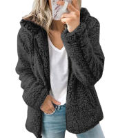 Nueva Chaqueta De Mujer Con Capucha Y Cremallera Abrigo Grueso Y Cálido De Fieltro Sólido Largo Y Suelto Para Invierno Moda Femenina Con Bolsillos Y Cierre De Cremallera - details 13